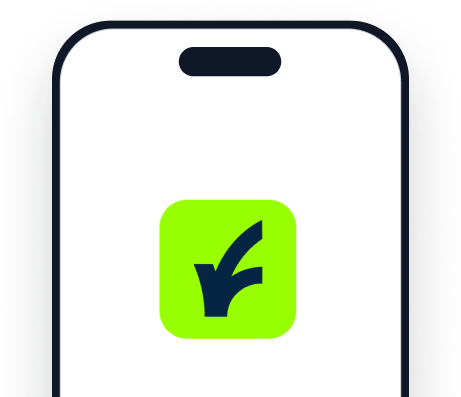 Phone screen with FlexiRoam logo
